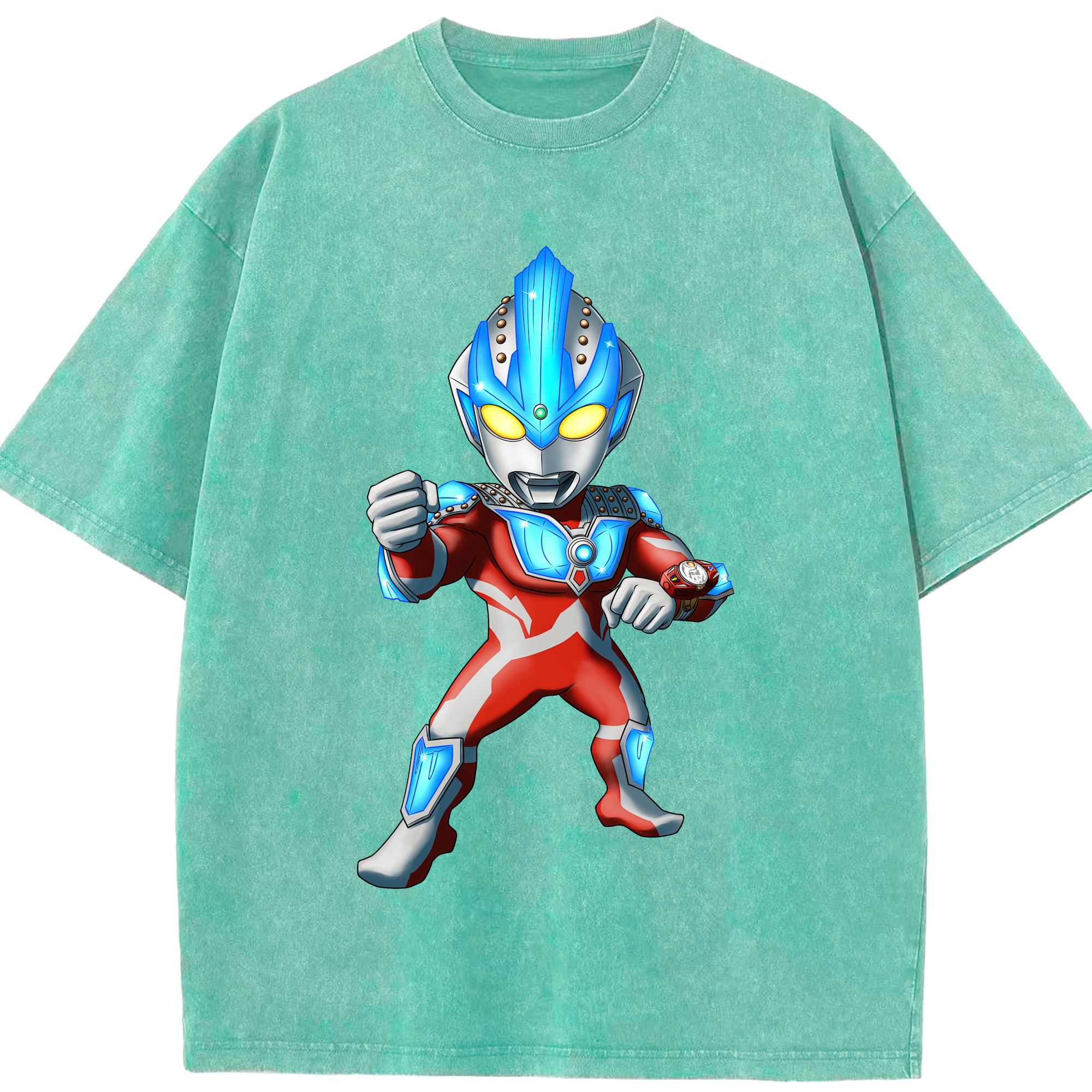 （画像用） ウルトラマン Ultraman 綿100% ヴィンテージ風 半袖Tシャツ（フロントプリント）
